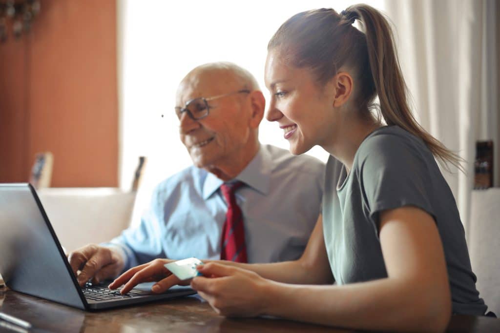 it support services provided by a lady agent